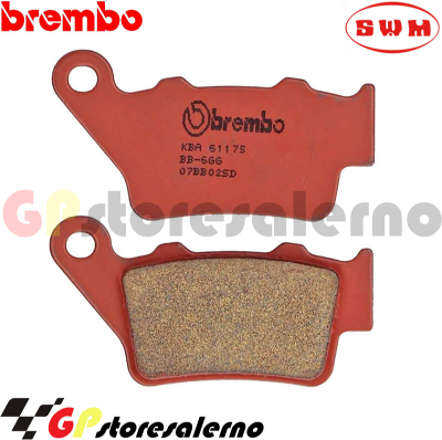 Visualizza i dettagli per 07BB02SD COPPIA PASTIGLIE FRENO POSTERIORI SINTERIZZATE BREMBO PER SWM 650 RS R DAL 2015 AL 2017 Immagine di 07BB02SD COPPIA PASTIGLIE FRENO POSTERIORI SINTERIZZATE BREMBO PER SWM 650 RS R DAL 2015 AL 2017