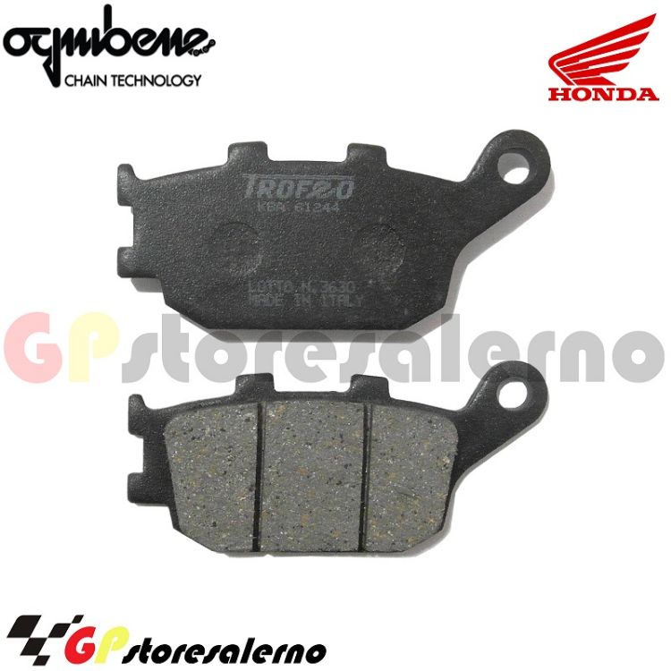 Immagine di 43024400 PASTIGLIE POSTERIORI ORGANICHE OGNIBENE HONDA 1100 CRF L AFRICA TWIN DCT DAL 2020 AL 2026