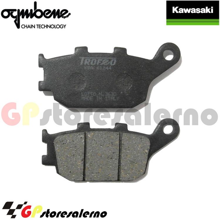 Immagine di 43024400 PASTIGLIE POSTERIORI ORGANICHE OGNIBENE KAWASAKI 1000 Z H2 SE DAL 2020 AL 2024