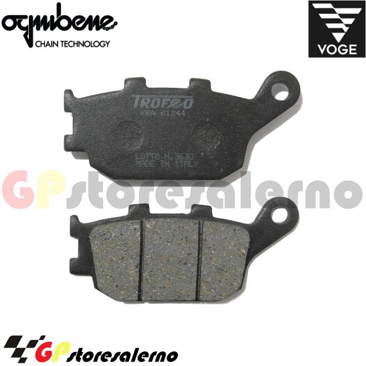 Immagine di 43024400 PASTIGLIE POSTERIORI ORGANICHE OGNIBENE VOGE 350 AC TROFEO 2023