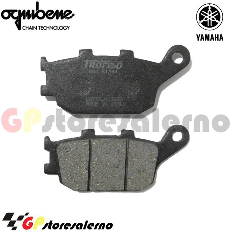 Immagine di 43024400 PASTIGLIE POSTERIORI ORGANICHE OGNIBENE YAMAHA 1000 FZ1 S FAZER DAL 2006 AL 2015