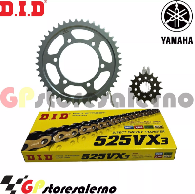 Visualizza i dettagli per 709 KIT TRASMISSIONE DID CATENA PASSO 525 VX3 CORONA E PIGNONE 16/45 PER YAMAHA 850 MT 09 MT09 TRACER DAL 2015 AL 2017 Immagine di 709 KIT TRASMISSIONE DID CATENA PASSO 525 VX3 CORONA E PIGNONE 16/45 PER YAMAHA 850 MT 09 MT09 TRACER DAL 2015 AL 2017