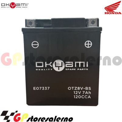Visualizza i dettagli per E07337 BATTERIA OKYAMI YTZ8V YTZ8V-BS PER HONDA 500 CBR RA ABS DAL 2019 AL 2024 Immagine di E07337 BATTERIA OKYAMI YTZ8V YTZ8V-BS PER HONDA 500 CBR RA ABS DAL 2019 AL 2024