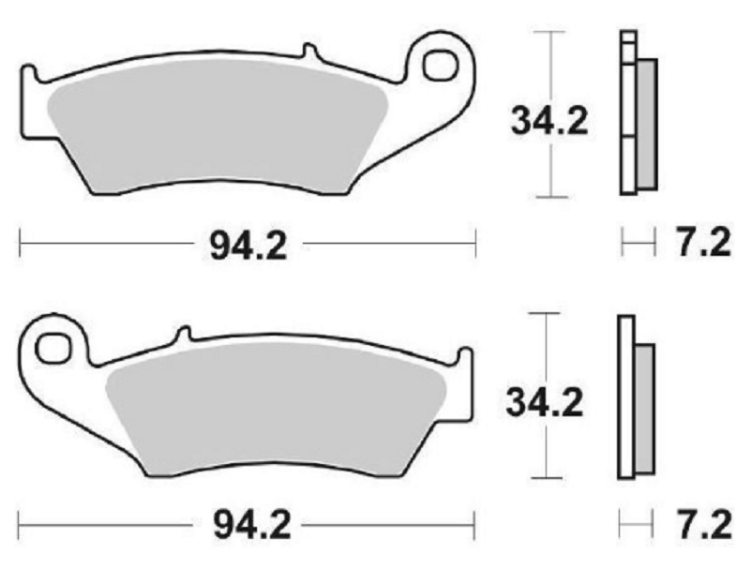 Immagine di 43022501 PASTIGLIE ANTERIORI SINTERIZZATE OGNIBENE BETA MOTOR 300 X TRAINER DAL 2019 AL 2024