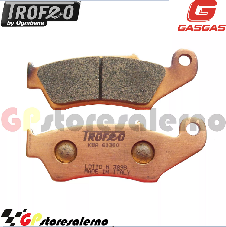 Immagine di 43022501 PASTIGLIE ANTERIORI SINTERIZZATE OGNIBENE GAS GAS 515 FSR EC 2008 2009