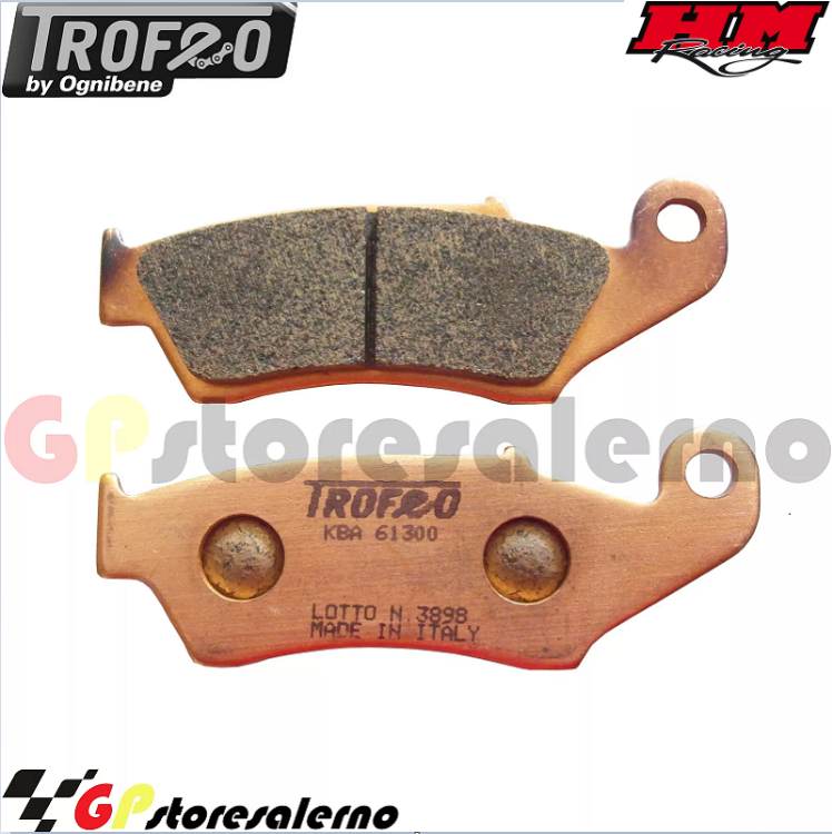 Immagine di 43022501 PASTIGLIE ANTERIORI SINTERIZZATE OGNIBENE HM 125 CRE R 2T DAL 2005 AL 2008