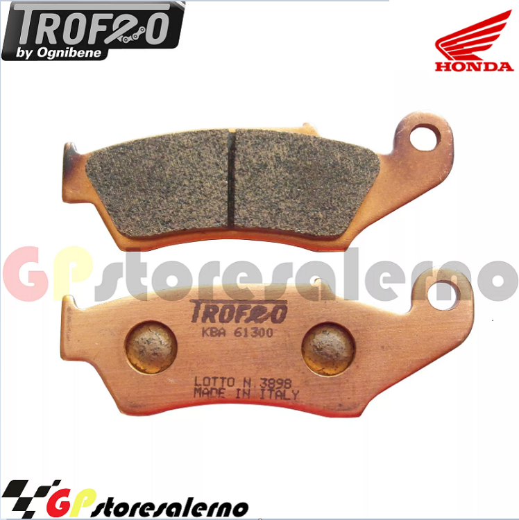 Immagine di 43022501 PASTIGLIE ANTERIORI SINTERIZZATE OGNIBENE HONDA 230 CRF F DAL 2003 AL 2013