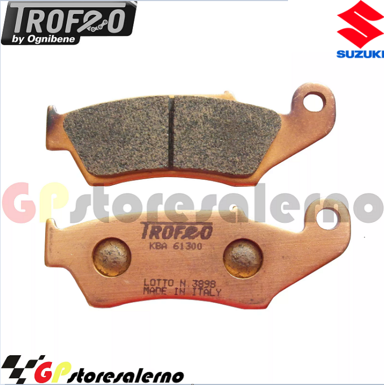 Immagine di 43022501 PASTIGLIE ANTERIORI SINTERIZZATE OGNIBENE SUZUKI 450 RMZ 4T DAL 2005 AL 2025