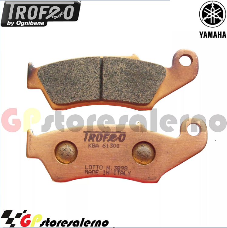 Immagine di 43022501 PASTIGLIE ANTERIORI SINTERIZZATE OGNIBENE YAMAHA 250 WR DAL 1998 AL 2002