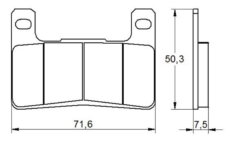 Immagine di 43028901 PASTIGLIE ANTERIORI SINTERIZZATE OGNIBENE SUZUKI 1340 GSX R HAYABUSA DAL 2008 AL 2012