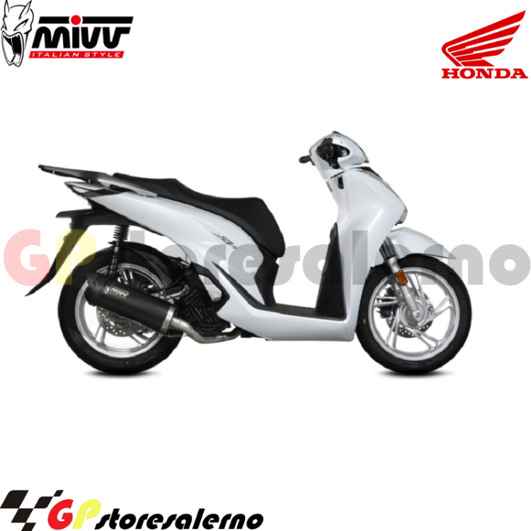 Immagine di MV.HO.0007.LV SCARICO MIVV MOVER INOX NERO PER HONDA SH 150 DAL 2020 AL 2024