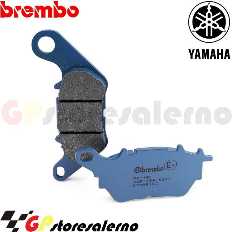 Immagine di 07YA53CC COPPIA PASTIGLIE FRENO POSTERIORI CARBON CERAMICHE BREMBO PER YAMAHA 300 321 MT03 DAL 2016 AL 2024