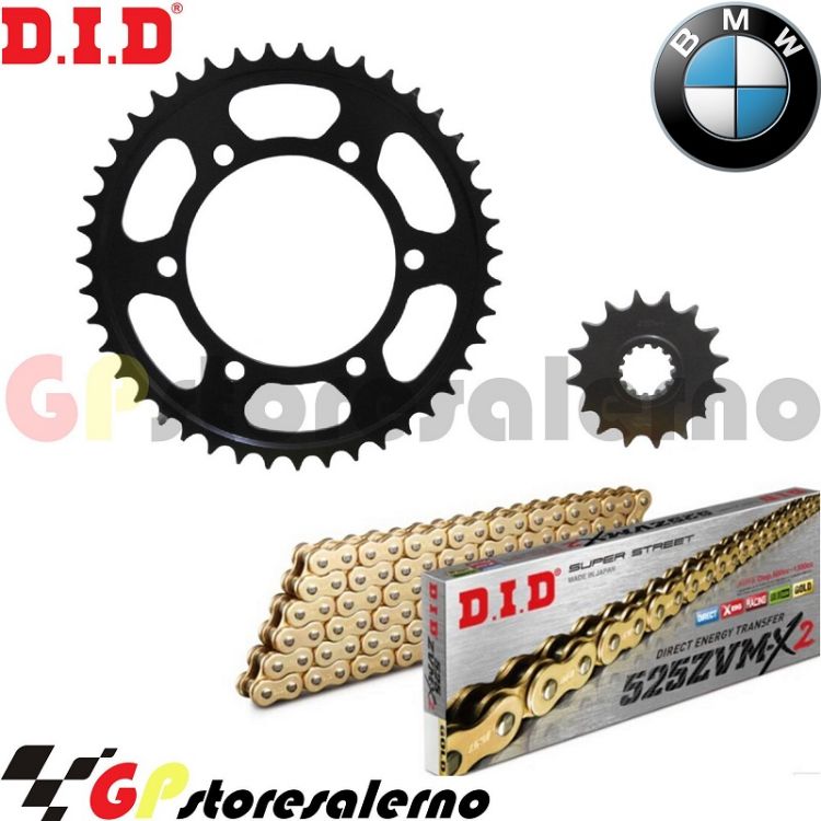Immagine di 376082000 KIT TRASMISSIONE DID CATENA PASSO 525 ZVMX2 CORONA E PIGNONE 17/45 PER BMW S 1000 R DAL 2020 AL 2024