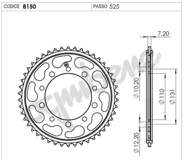 Immagine di 376082000 KIT TRASMISSIONE DID CATENA PASSO 525 ZVMX2 CORONA E PIGNONE 17/45 PER BMW S 1000 RR DAL 2012 AL 2018