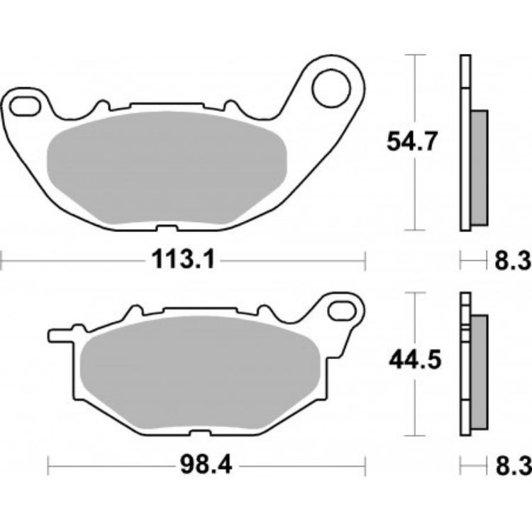 Immagine di 07YA52CC COPPIA PASTIGLIE FRENO ANTERIORI CARBON CERAMICHE BREMBO PER YAMAHA 300 X MAX DAL 2017 AL 2022