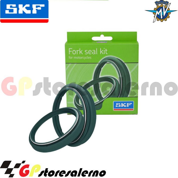 Immagine di KITG-50M KIT PARAOLIO E PARAPOLVERE FORCELLA RACING ALTA SCORREVOLEZZA SKF X UNO STELO 50X63X10.5 PER MV AGUSTA 920 BRUTALE 2011
