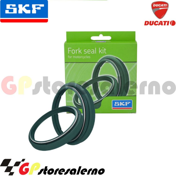 Immagine di KITG-43K PARAOLIO FORCELLA RACING ALTA SCORREVOLEZZA SKF X UNO STELO 43 X 55 X 9.5 / 10 PER DUCATI 821 HYPERMOTARD DAL 2013 AL 2015