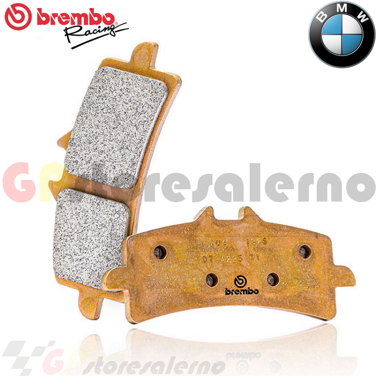 Immagine di M497Z04 COPPIA PASTIGLIE FRENO ANTERIORI RACING BREMBO Z04 PER BMW 1200 HP2 SPORT DAL 2008 AL 2012