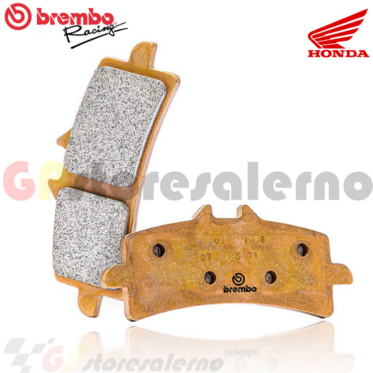 Immagine di M497Z04 COPPIA PASTIGLIE FRENO ANTERIORI RACING BREMBO Z04 PER HONDA 1000 CBR RR R SP DAL 2020 AL 2024