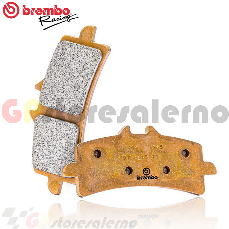 Immagine di M497Z04 COPPIA PASTIGLIE FRENO ANTERIORI RACING BREMBO Z04 PER PINZA BREMBO STYLEMA