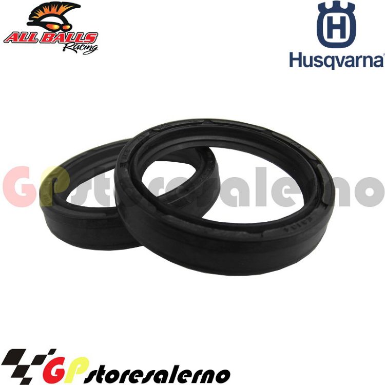 Immagine di 55-114 COPPIA PARAOLI FORCELLA ALL BALLS 43 X 53 X 9,5 PER HUSQVARNA 85 TC 17/14 DAL 2014 AL 2024