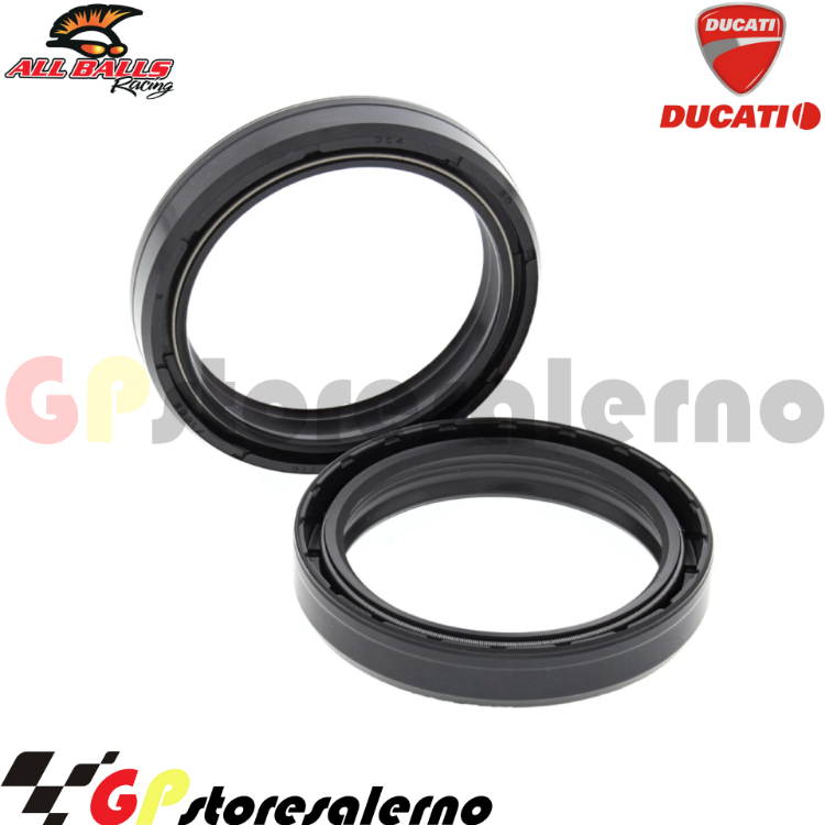 Immagine di 55-130 COPPIA PARAOLI FORCELLA ALL BALLS 50 X 63 X 10,5 PER DUCATI 821 HYPERMOTARD SP DAL 2013 AL 2015