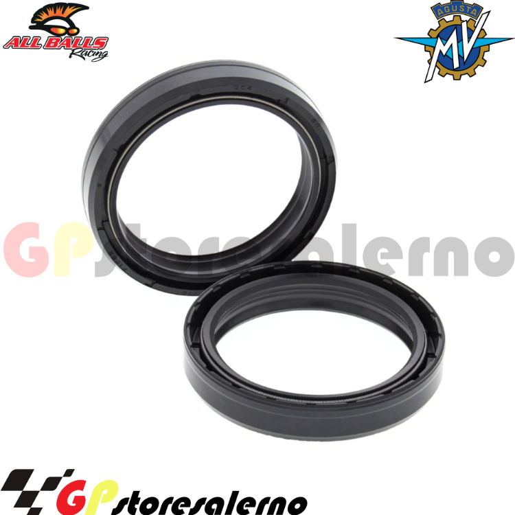 Immagine di 55-130 COPPIA PARAOLI FORCELLA ALL BALLS 50 X 63 X 10,5 PER MOTO MV AGUSTA 750 F4 / F4 S / F4 SPR DAL 2001 AL 2006