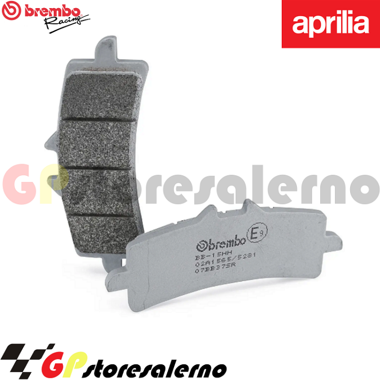 Immagine di 07BB37SR COPPIA PASTIGLIE FRENO ANTERIORI RACING STRADA PISTA BREMBO SR PER APRILIA 1000 RSV4 RF DAL 2015 AL 2019