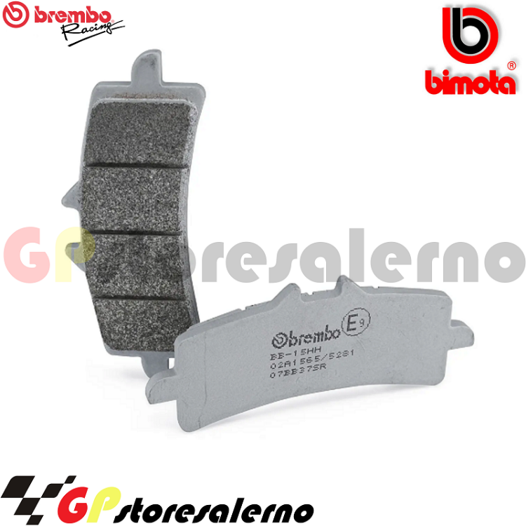 Immagine di 07BB37SR COPPIA PASTIGLIE FRENO ANTERIORI RACING STRADA PISTA BREMBO SR PER BIMOTA 1198 DB8 / DB8 SP DAL 2009 AL 2012