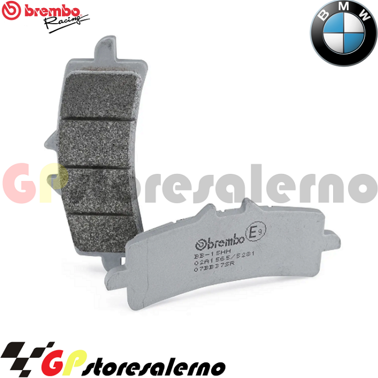 Immagine di 07BB37SR COPPIA PASTIGLIE FRENO ANTERIORI RACING STRADA PISTA BREMBO SR PER BMW 1200 HP2 SPORT DAL 2008 AL 2012