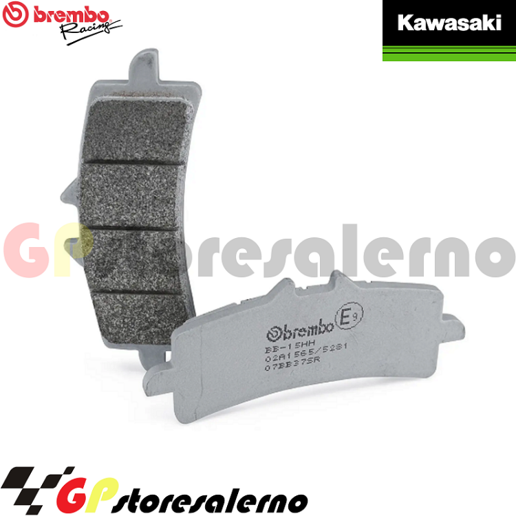 Immagine di 07BB37SR COPPIA PASTIGLIE FRENO ANTERIORI RACING STRADA PISTA BREMBO SR PER KAWASAKI 1400 ZZR DAL 2016 AL 2021