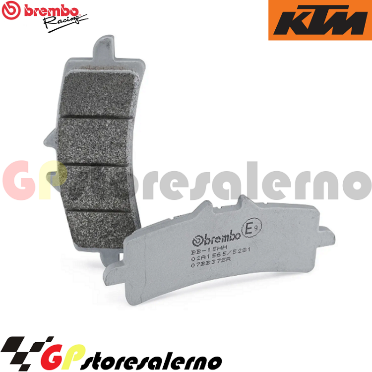 Immagine di 07BB37SR COPPIA PASTIGLIE FRENO ANTERIORI RACING STRADA PISTA BREMBO SR PER KTM 1290 SUPER DUKE GT DAL 2016 AL 2024