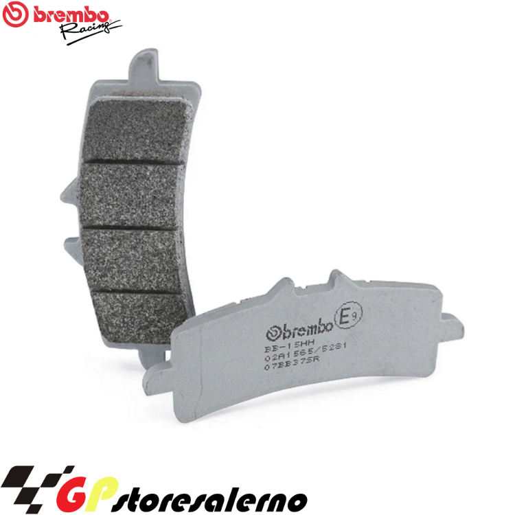 Immagine di 07BB37SR COPPIA PASTIGLIE FRENO ANTERIORI RACING STRADA PISTA BREMBO SR PER PINZE BREMBO M4