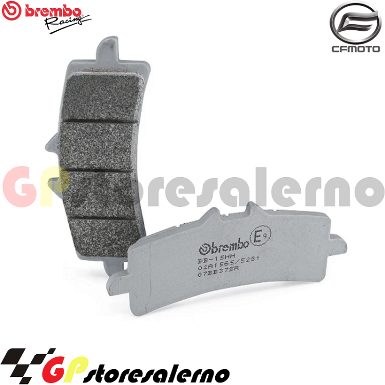 Immagine di 07BB37SR COPPIA PASTIGLIE FRENO ANTERIORI RACING STRADA PISTA BREMBO SR PER CF MOTO 800 NK GP 2024 2025
