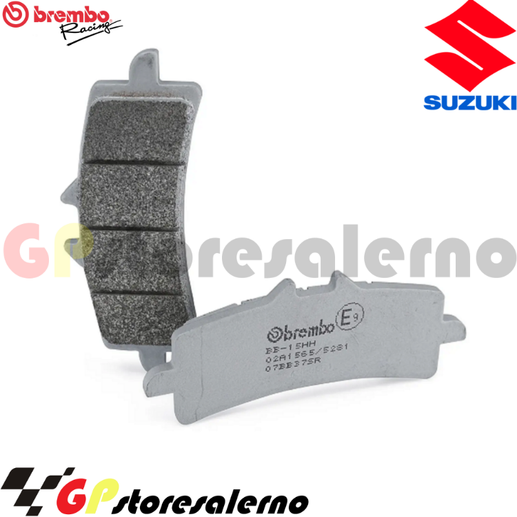 Immagine di 07BB37SR COPPIA PASTIGLIE FRENO ANTERIORI RACING STRADA PISTA BREMBO SR PER SUZUKI 750 GSX R DAL 2011 AL 2017