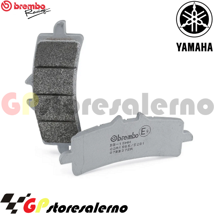 Immagine di 07BB37SR COPPIA PASTIGLIE FRENO ANTERIORI RACING STRADA PISTA BREMBO SR PER YAMAHA 1000 YZF R1 M 2025 2026