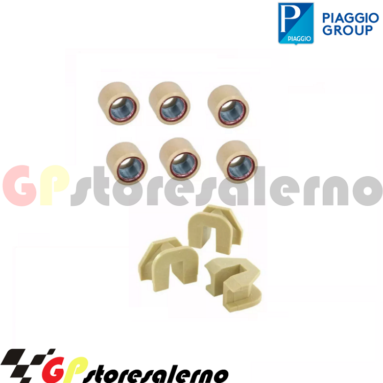 Immagine di CM294902 + 1A012092 KIT RULLI E CURSORI ORIGINALE PIAGGIO 300 BEVERLY 4V HPE DAL 2021 AL 2024
