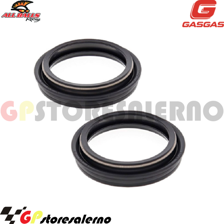 Immagine di 57-137 COPPIA PARAPOLVERE FORCELLA ALL BALLS 43 X 53 X 13 PER GAS GAS 85 MC 19/16 DAL 2021 AL 2024