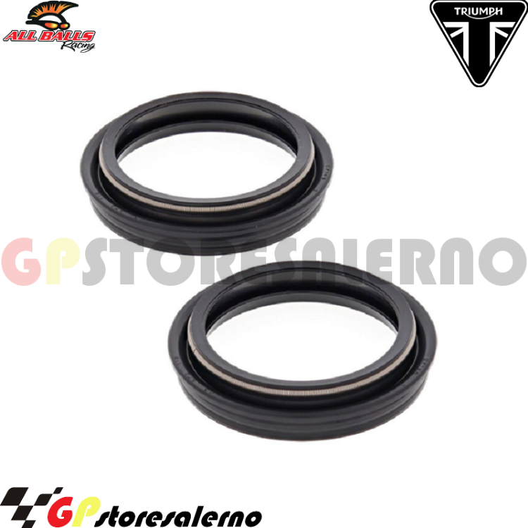 Immagine di 57-137 COPPIA PARAPOLVERE FORCELLA ALL BALLS 43 X 53 X 13 PER TRIUMPH 800 TIGER XC/XCX/XCA 2015 2016