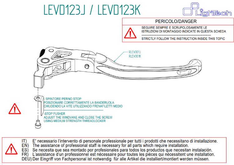 Immagine di LEVD123H LEVA FRENO ANTERIORE RACING IN MAGNESIO LIGHTECH PER MV AGUSTA 800 F3 2019 2020