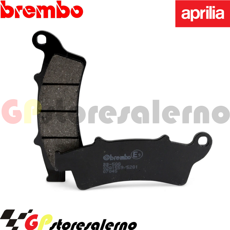 Immagine di 07045 COPPIA PASTIGLIE ANTERIORI BREMBO CARBON CERAMIC APRILIA 200 ATLANTIC DAL 2003 AL 2005