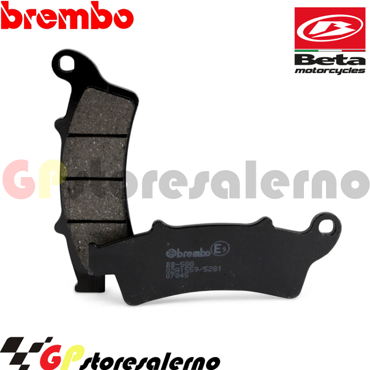 Immagine di 07045 COPPIA PASTIGLIE ANTERIORI BREMBO CARBON CERAMIC BETA 125 RR 4T LC DAL 2018 AL 2022