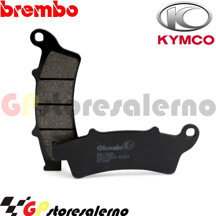Immagine di 07045 COPPIA PASTIGLIE ANTERIORI BREMBO CARBON CERAMIC KYMCO 300 X TOWN DAL 2016 AL 2023