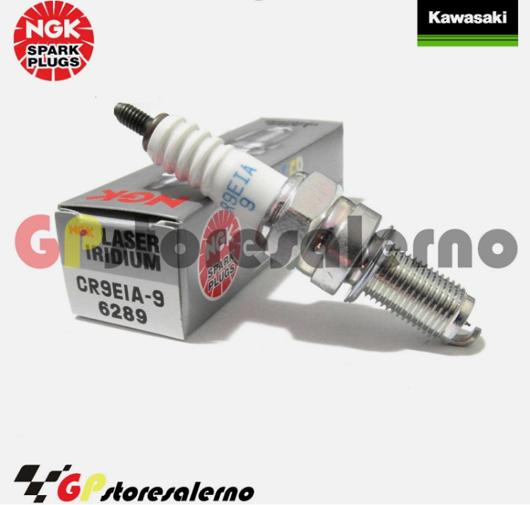 Immagine di 6289 CANDELA NGK CR9EIA-9 LASER IRIDIUM PER KAWASAKI 1000 KLE VERSYS DAL 2012 AL 2024