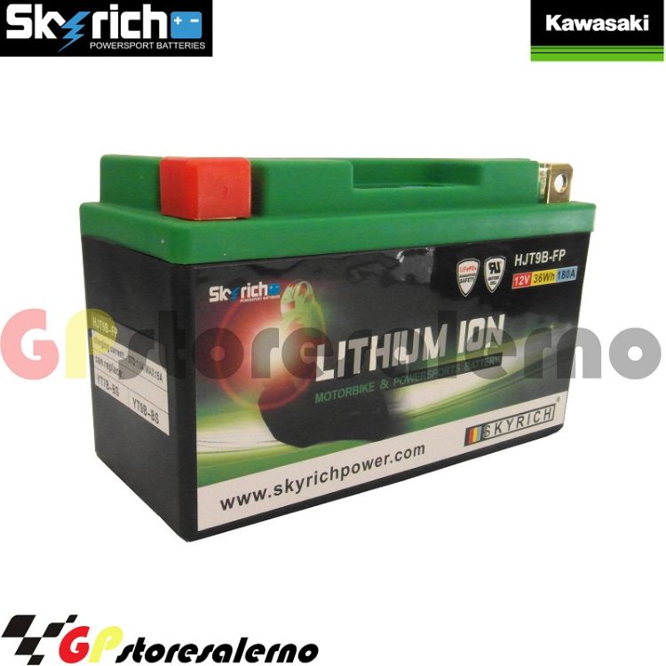 Immagine di 327111 BATTERIA A LITIO SKYRICH POTENTE EQUIVALENTE YT7B-BS YT9B-BS KAWASAKI 400 KLX R / SR 2003 2004