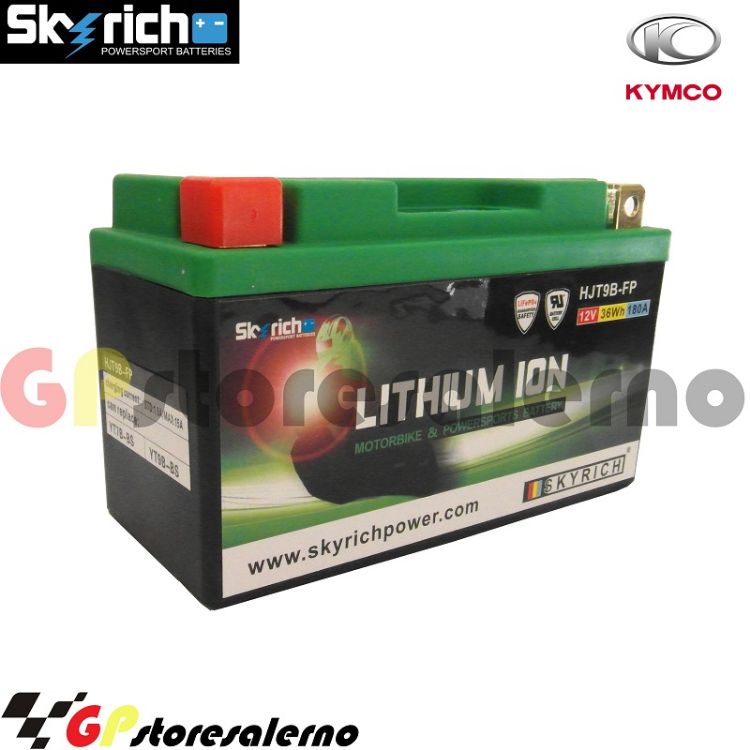 Immagine di 327111 BATTERIA A LITIO SKYRICH POTENTE EQUIVALENTE YT7B-BS YT9B-BS KYMCO 50 4T PEOPLE S DAL 2019 AL 2021
