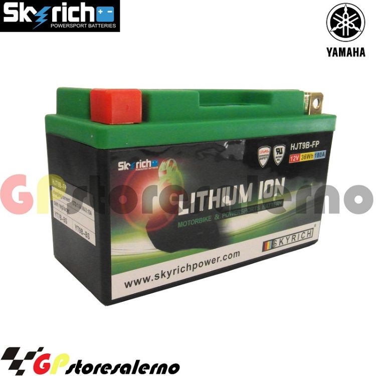 Immagine di 327111 BATTERIA A LITIO SKYRICH POTENTE EQUIVALENTE YT7B-BS YT9B-BS YAMAHA 150 XENTER DAL 2012 AL 2019