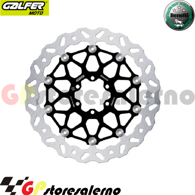 Immagine di DF660JCW COPPIA DISCHI WAWE MARGHERITA RACING FLOTTANTI PER BENELLI 1130 TNT TRE DAL 2007 AL 2010