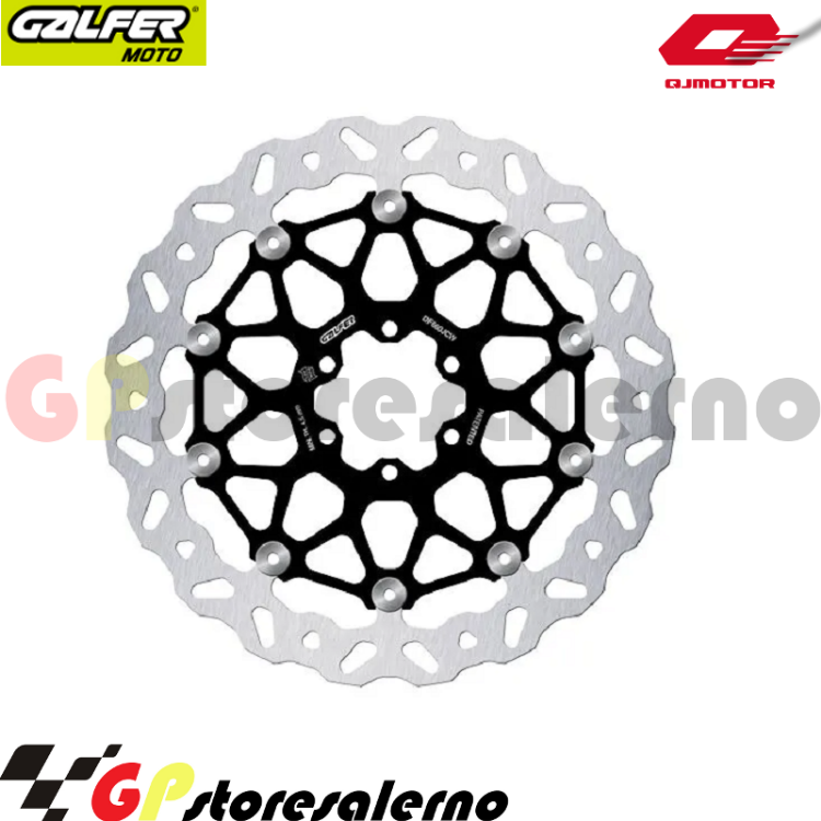 Immagine di DF660JCW COPPIA DISCHI WAWE MARGHERITA RACING FLOTTANTI PER QJ MOTOR 800 SRT S / SX 2023 2024