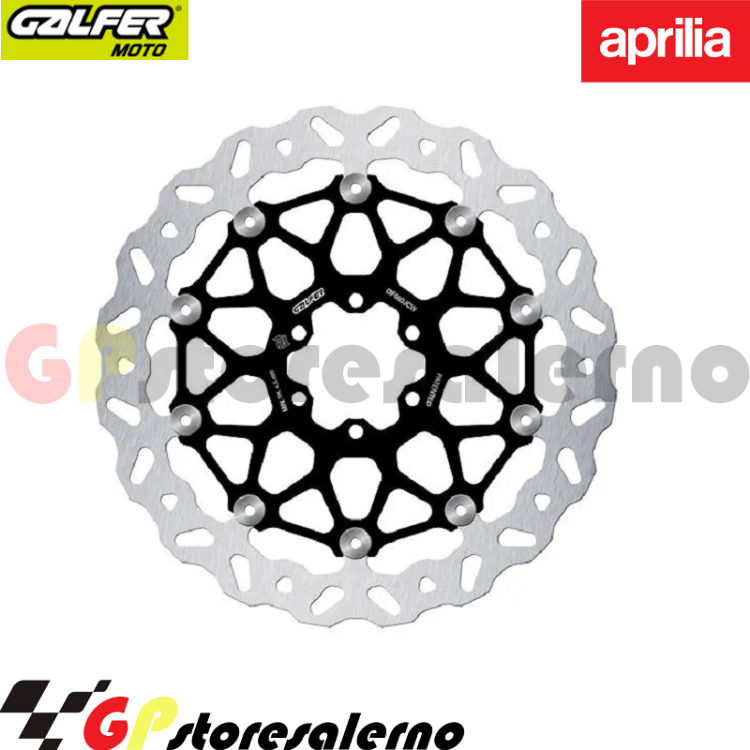 Immagine di DF660JCW COPPIA DISCHI WAWE MARGHERITA RACING FLOTTANTI PER APRILIA 900 DORSODURO DAL 2017 AL 2020